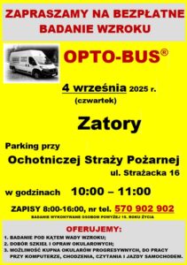 Zapraszamy na bezpłatne badanie wzroku – 4 września 2025 roku